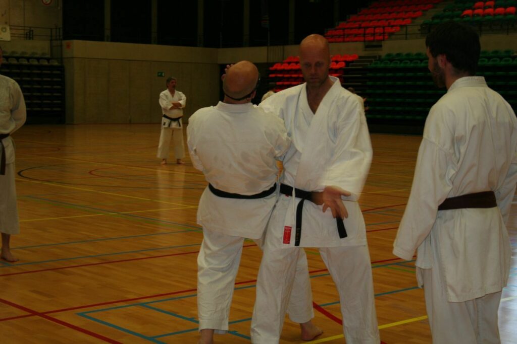 Russian Wado-Ryu Karatekas friends with André De Rijck to the Tshinto karate club Leuven-Aarschot in 2013