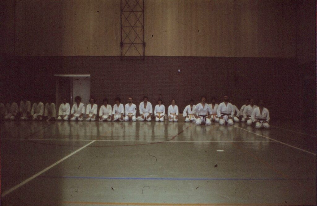 Wado-Ryu training with Kamigaito Sensei at Korbeek-Lo 1979