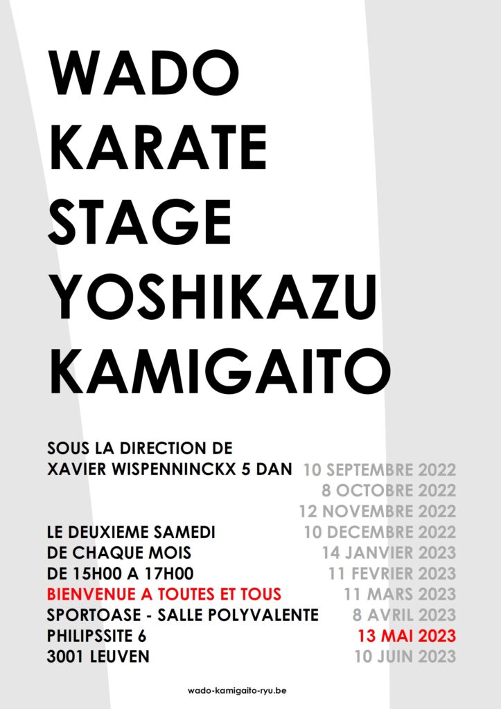 Stage karate Wado-Ryu 13-05-2023