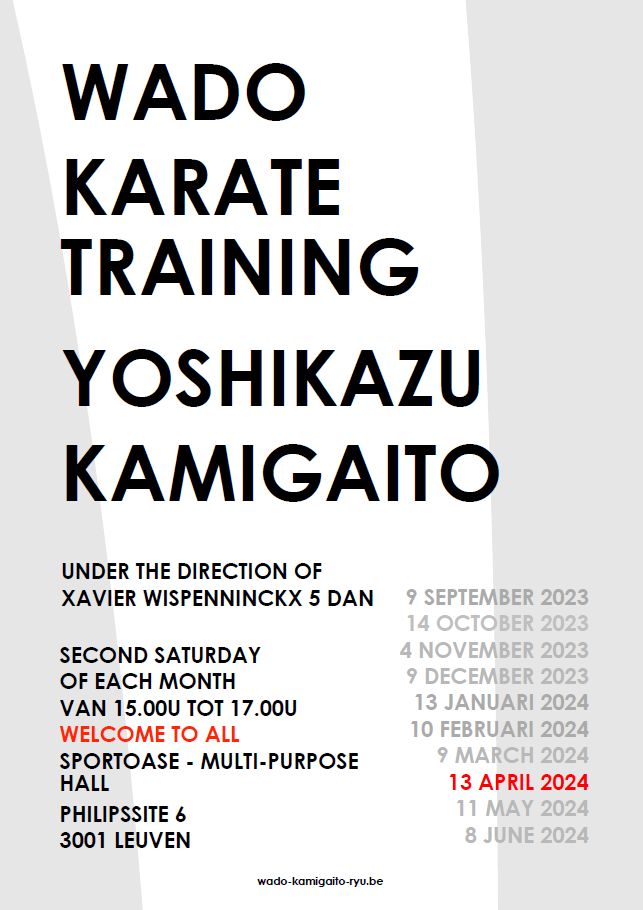 Wado-Ryu Karate Training Practise 13-04-2024