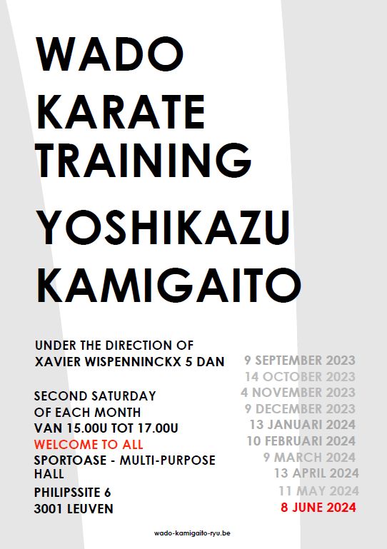 Wado-Ryu Karate Training Practise 08-06-2024