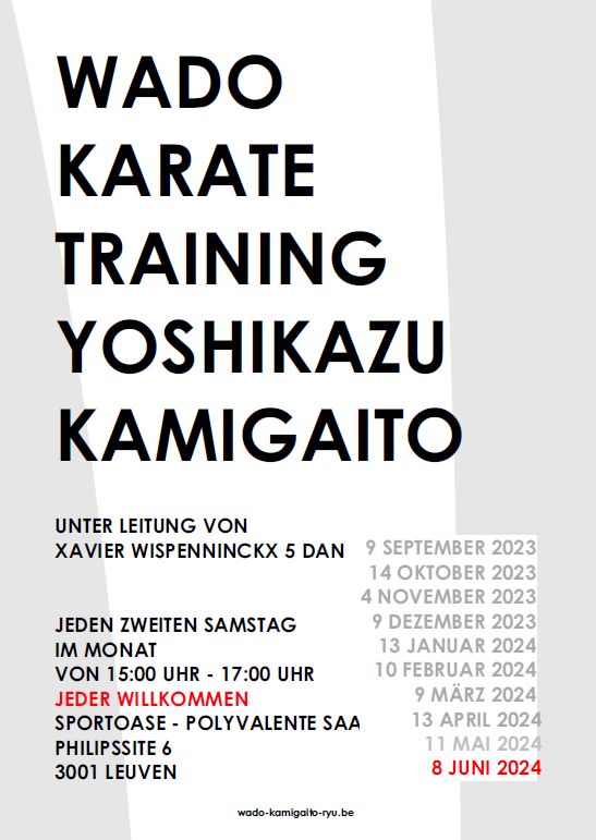 Stage karate training pratikum wado-ryu 08-06-2024