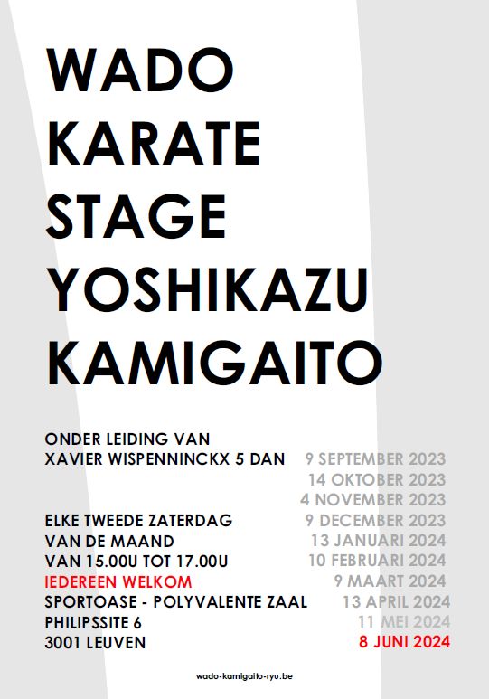 Wado-ryu karate training 08-06-2024