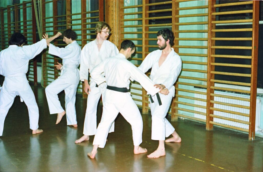 Jan au Tshinto Karate Club Leuven en 1981