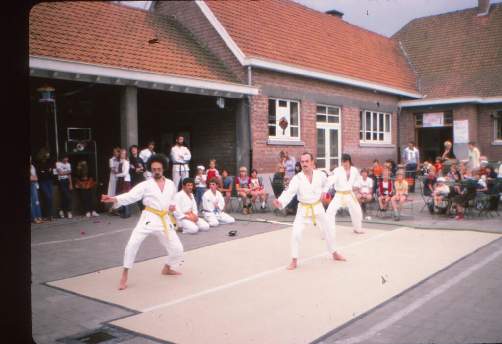 Jan participe à une démonstration à Leuven en 1979