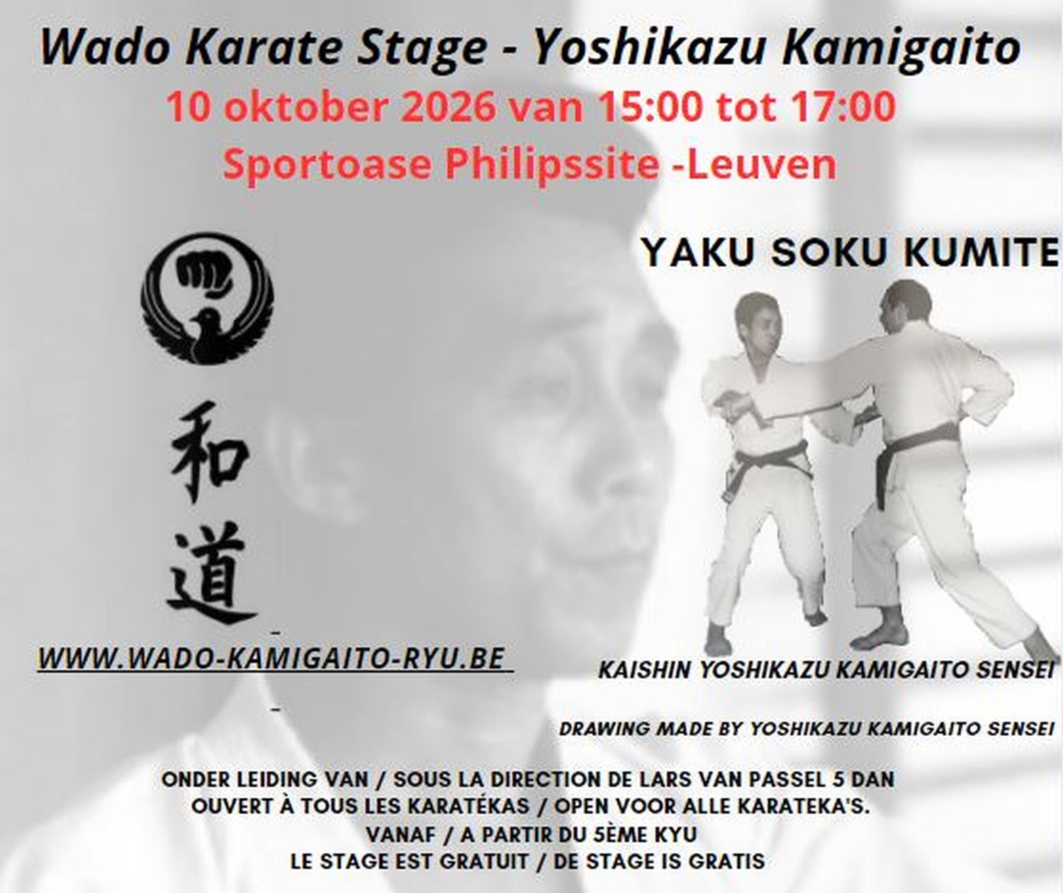 Stage Karate Wado-Ryu 10-10-2026